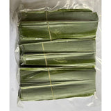 Frozen bamboo leaves